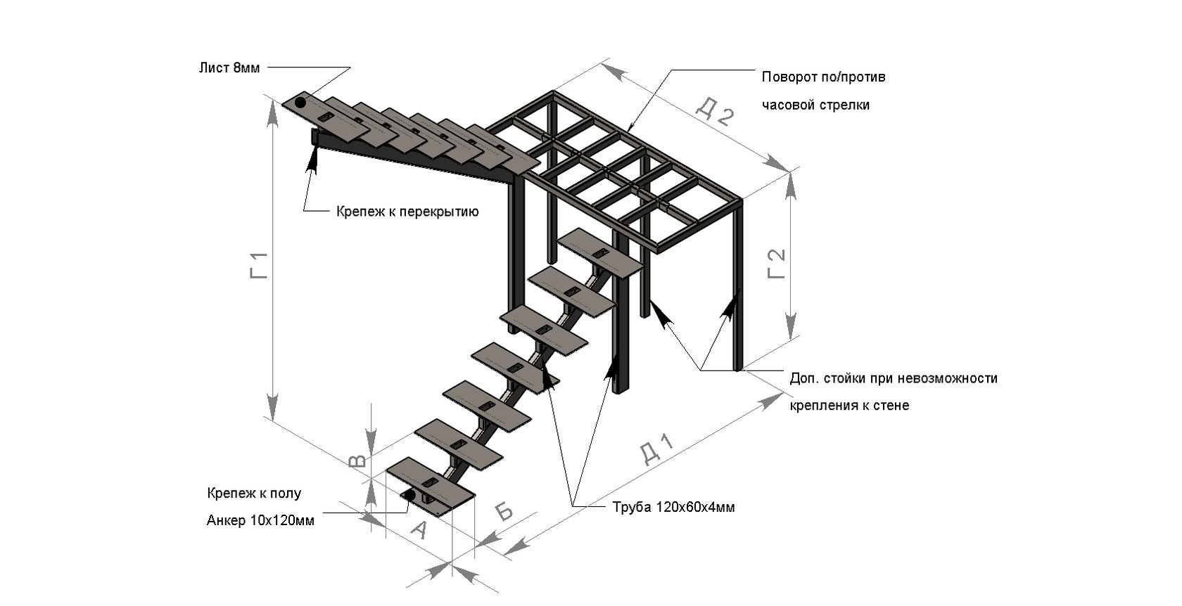 лесенка модульные лестницы инструкция по сборке