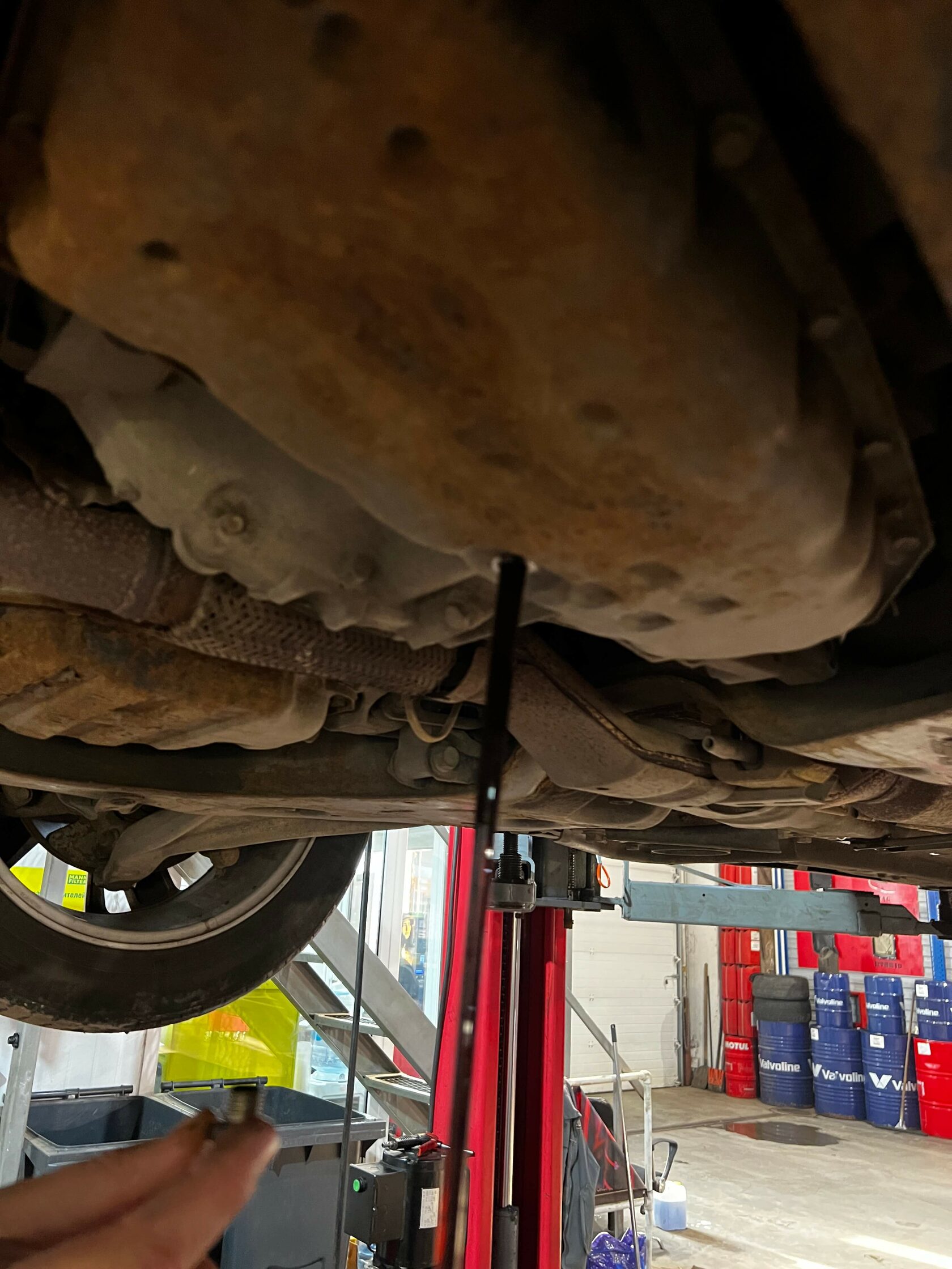 Слив старого масла из вариатора