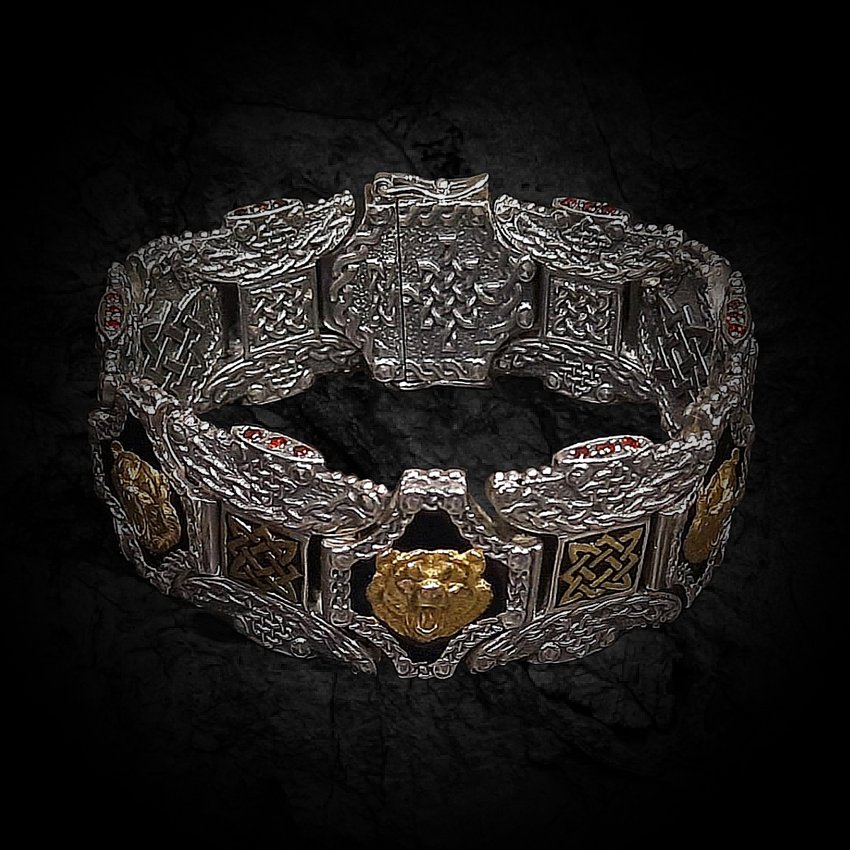 славянский браслет, серебряный браслет мужской массивный, широкий серебряный браслет мужской.