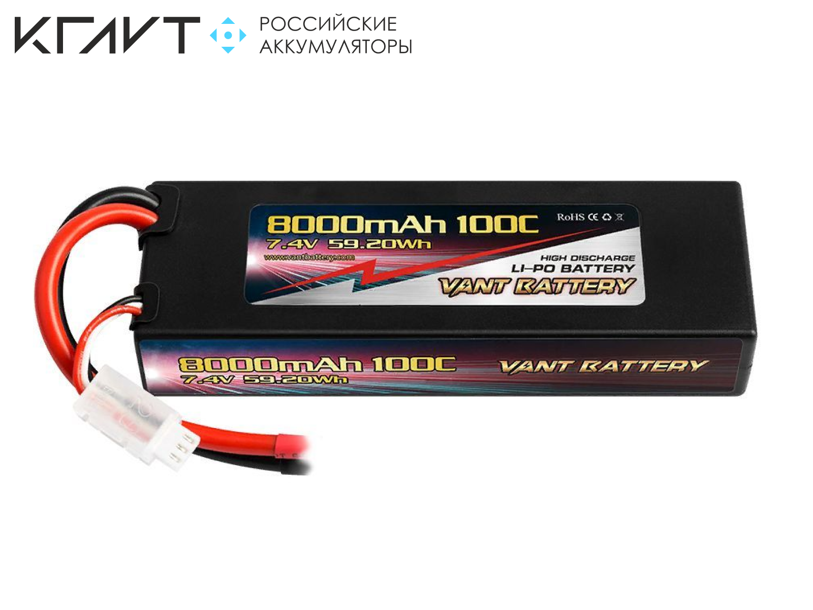Аккумулятор Li-Po для FPV VANT 6S 8000