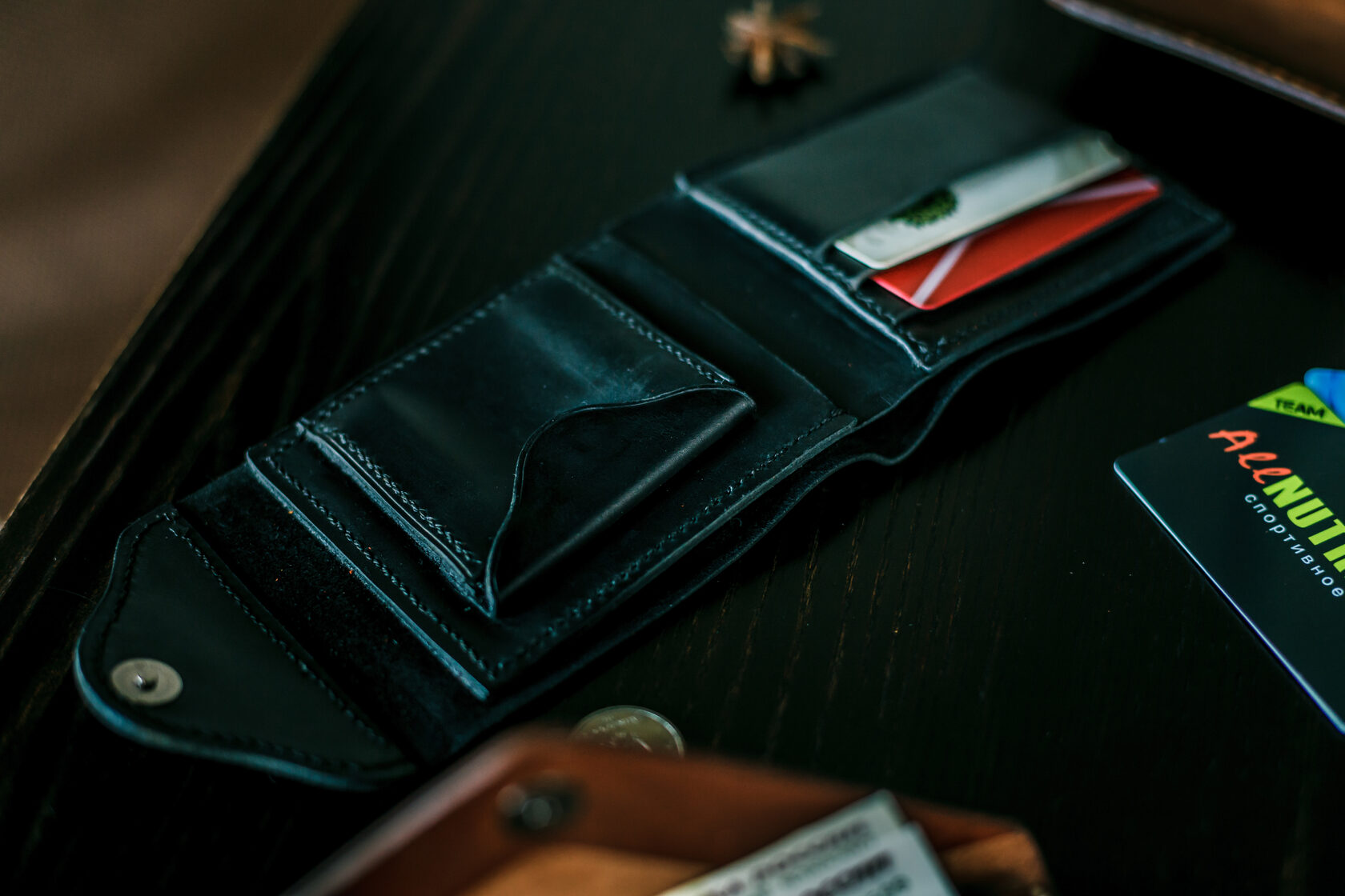 кошелек ручной работы из кожи заказать купить доставка