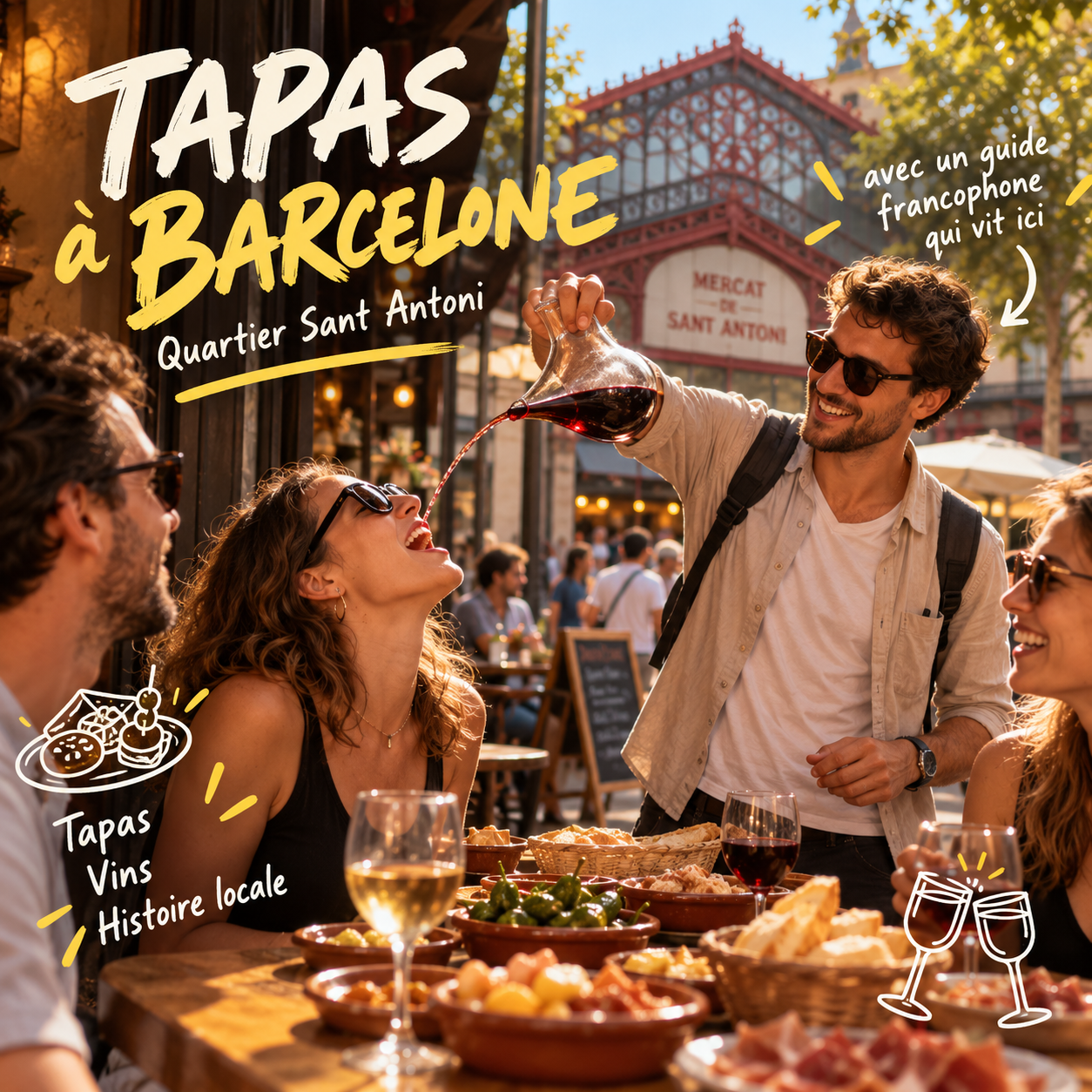 Tapas in a Barcelona bar