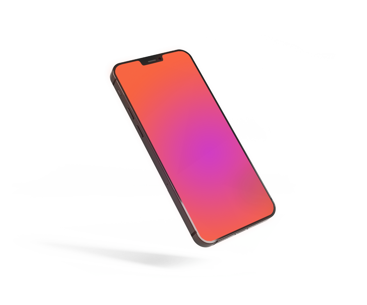 телефон с ярким фоном