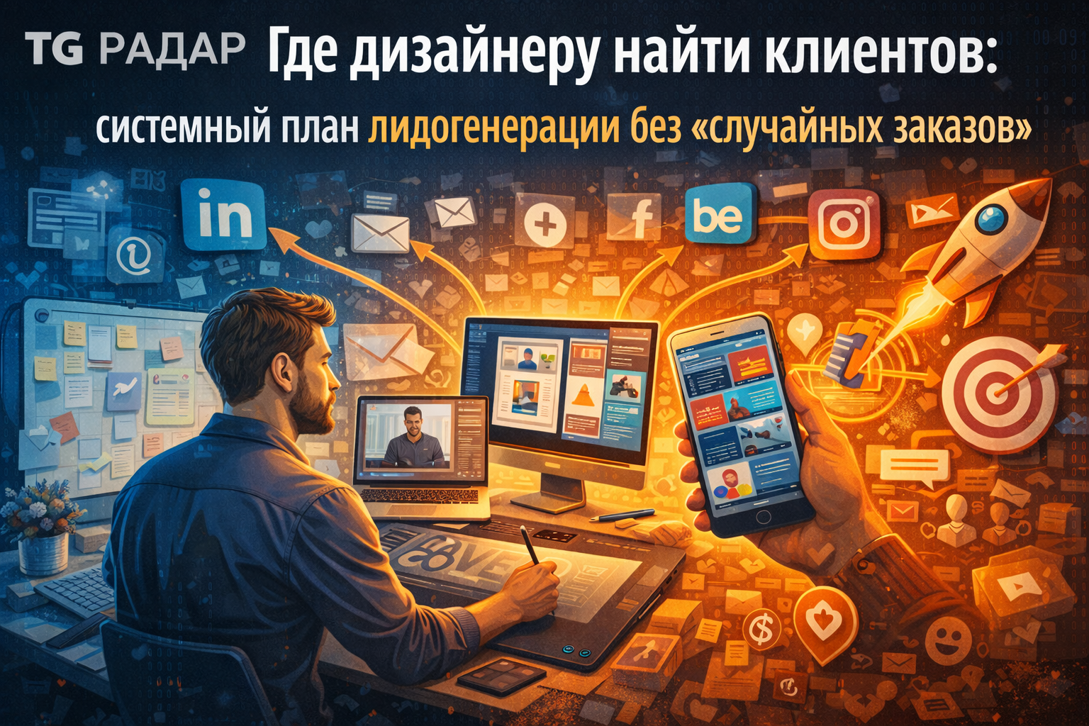 ГДЕ ДИЗАЙНЕРУ НАЙТИ КЛИЕНТОВ: СИСТЕМНЫЙ ПЛАН ЛИДОГЕНЕРАЦИИ БЕЗ «СЛУЧАЙНЫХ ЗАКАЗОВ»