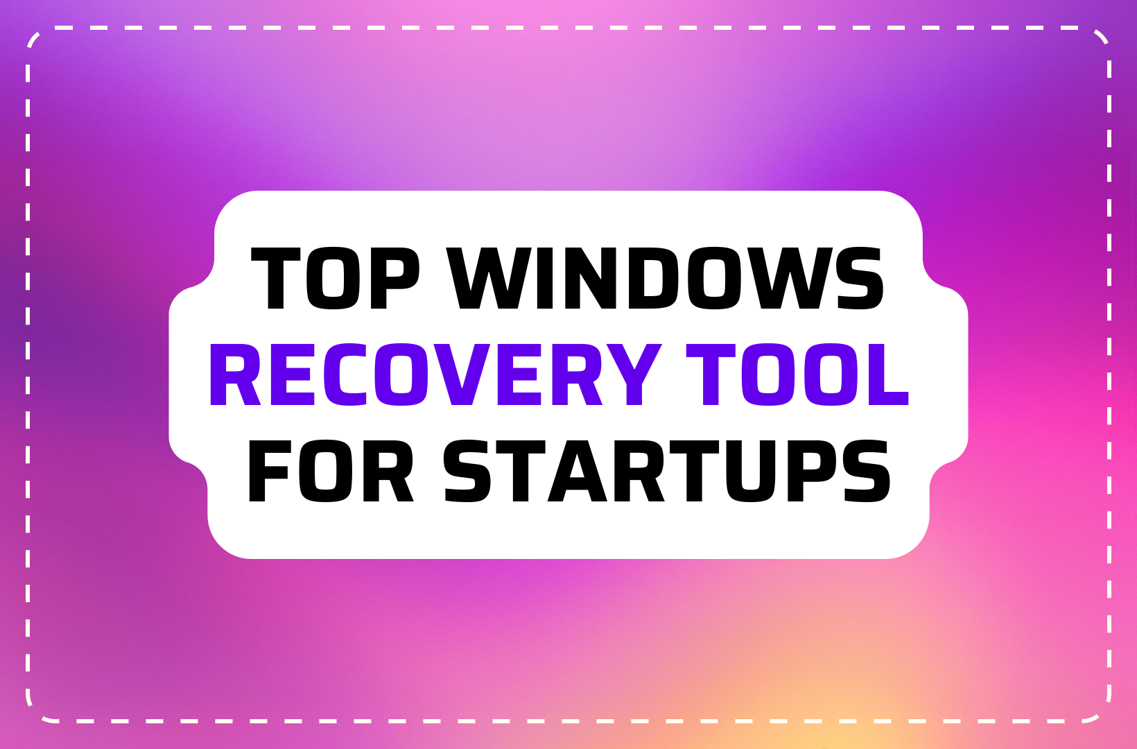 Top Tool for Recovery Deleted Files on Windows