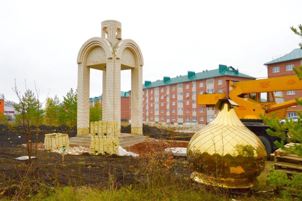 Часовня на театральной площади Саратов