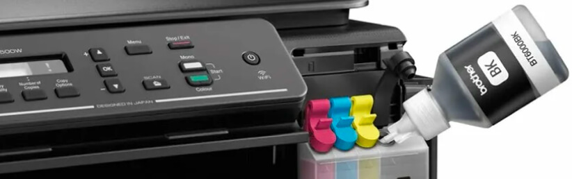 panasonic заправка струйного принтера