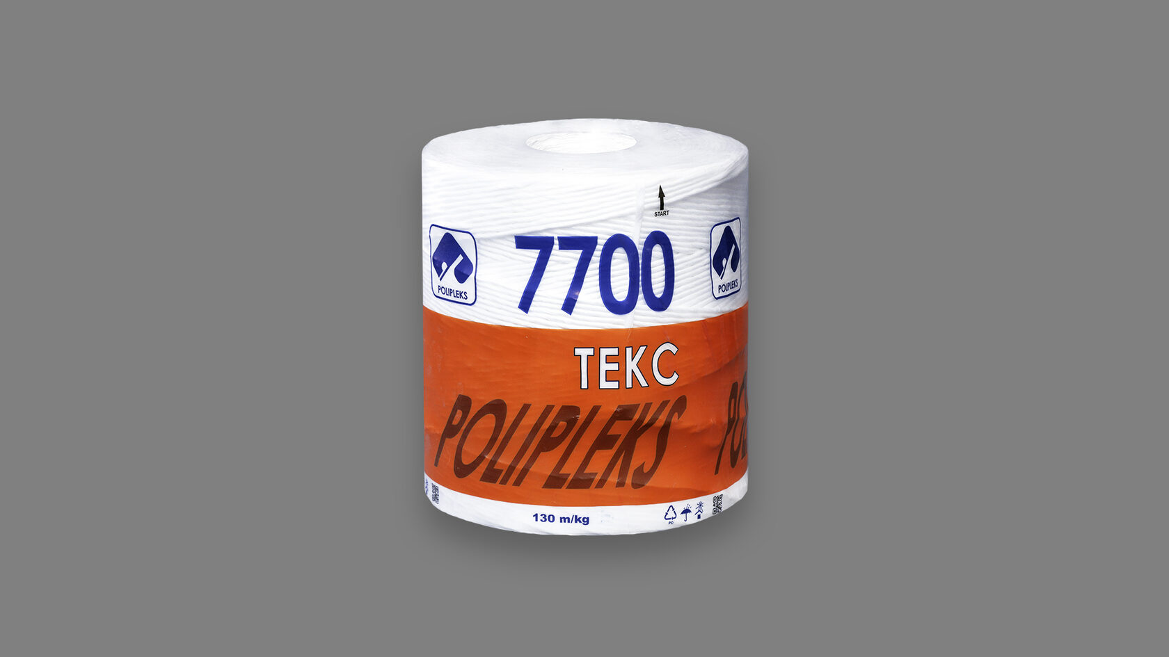 Шпагат полипропиленовый сеновязальный усиленный ТЕКС 7700 (шпагат для сена) Полиплекс