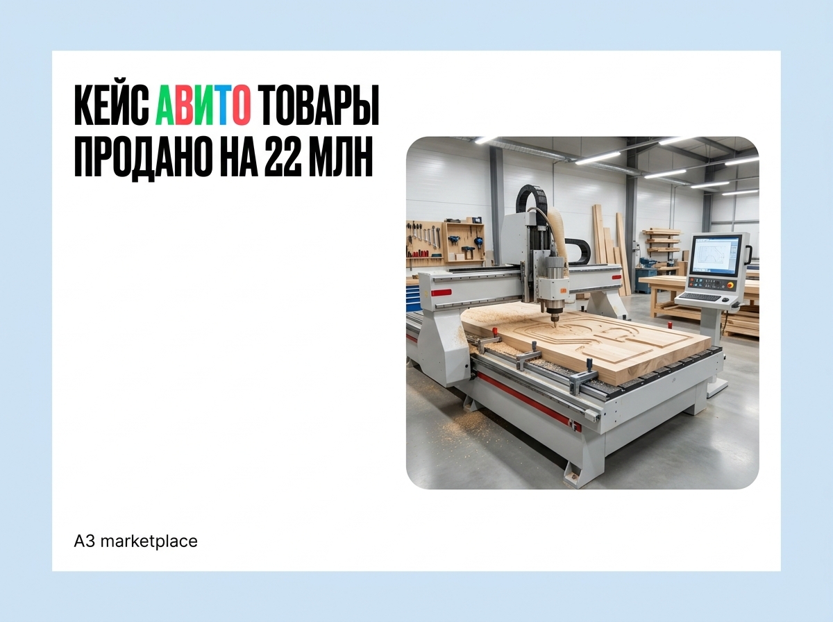 Кейс продвижения станков с ЧПУ на Авито