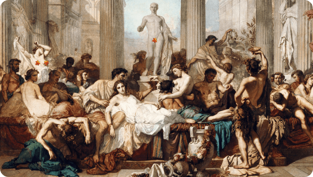 Оргии, гомосексуализм и проституция - привычные вещи сексуальной жизни Древнего Рима