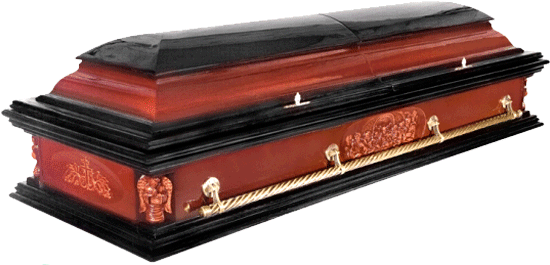 Гроб лакированный сосна &quot;Вегас&quot;