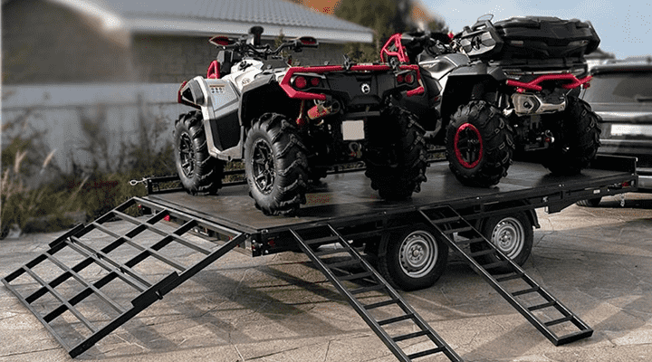 прицеп-платформа для перевозки квадроциклов