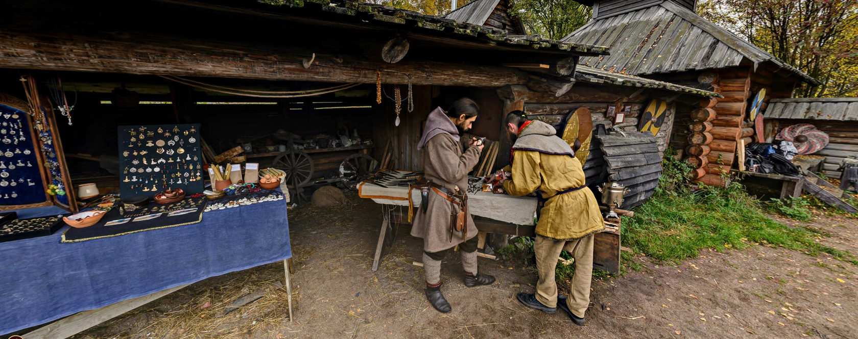 Деревня Викингов Фото