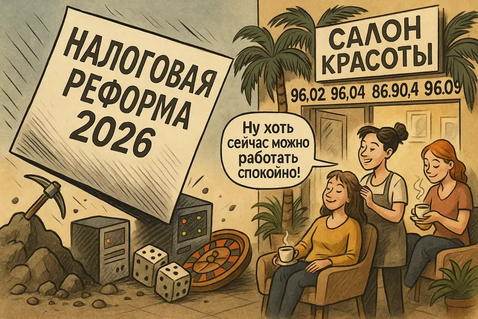 Коды ОКВЭД в бьюти-сфере и влияние налоговой реформы 2026