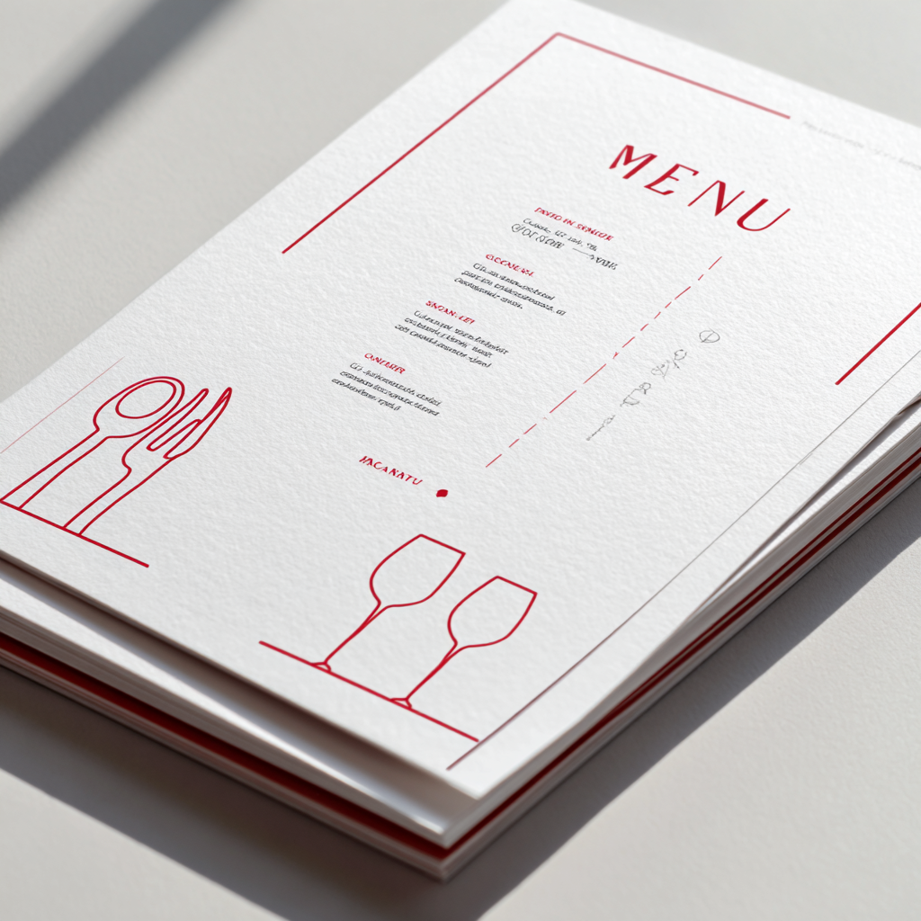 дизайн меню