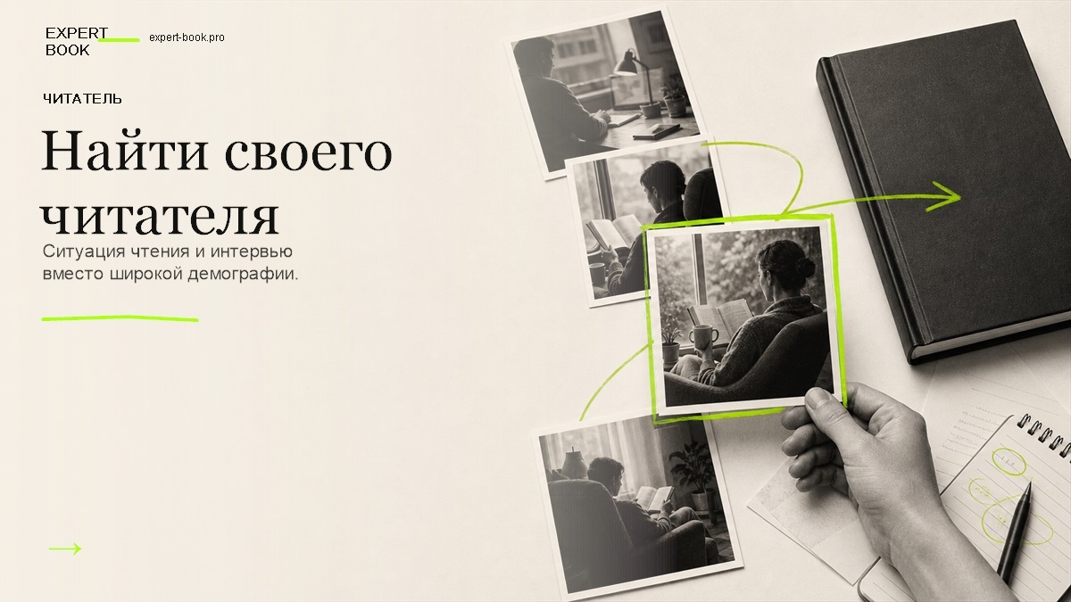 Обложка статьи «Как определить аудиторию будущей книги» — Expert Book