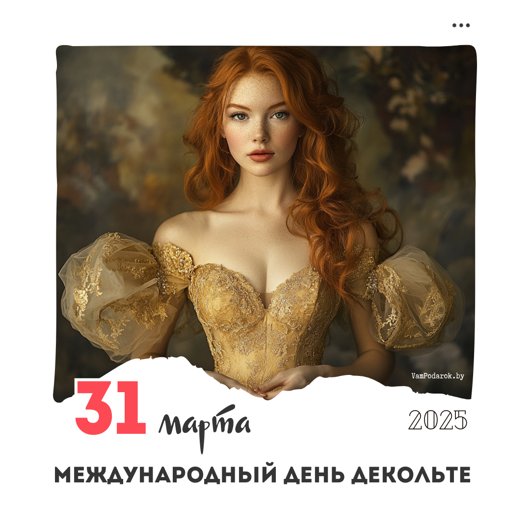 31 марта – Международный день декольте