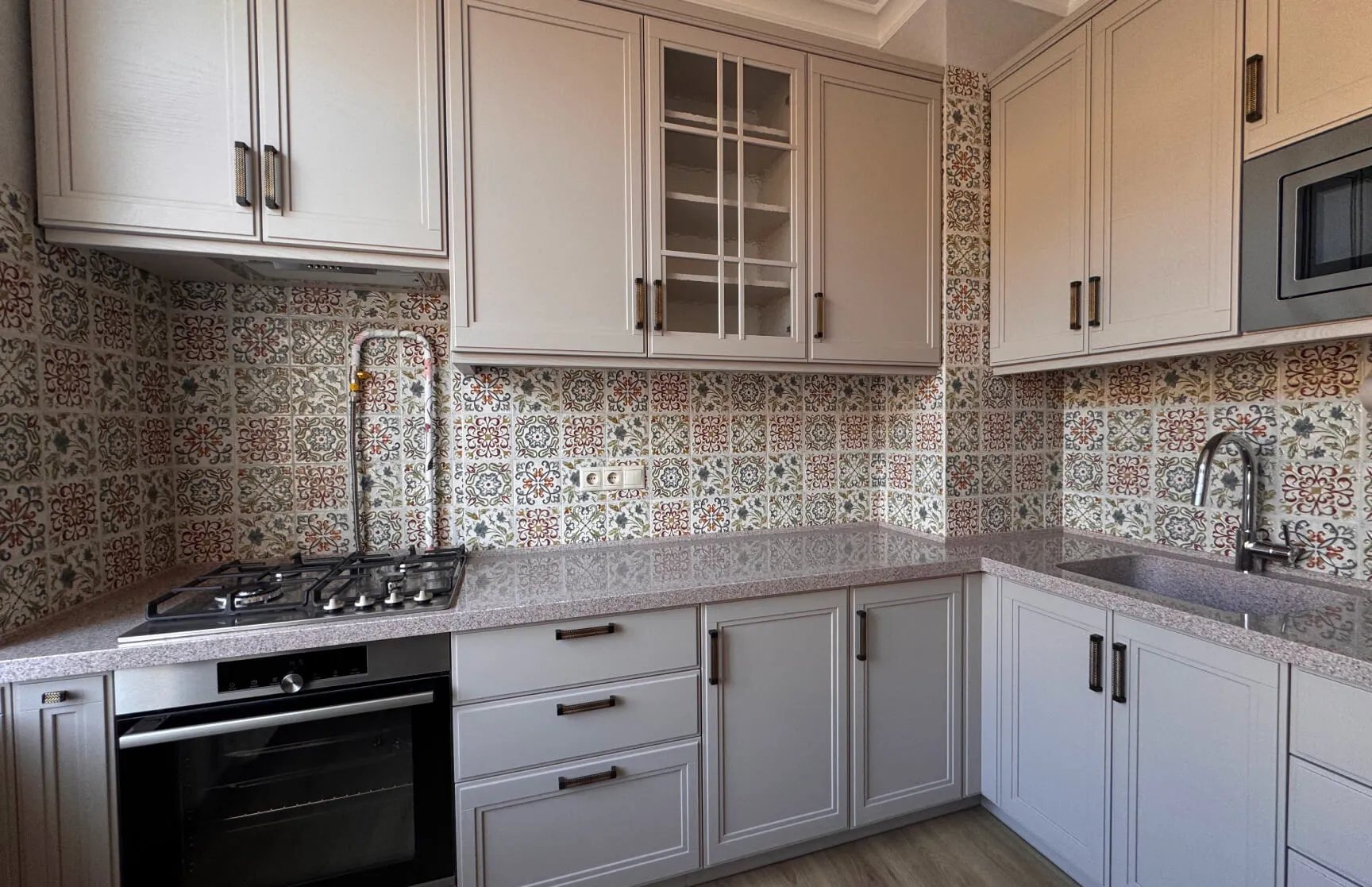 Кухня Фреда в цвете Экрю фото 3