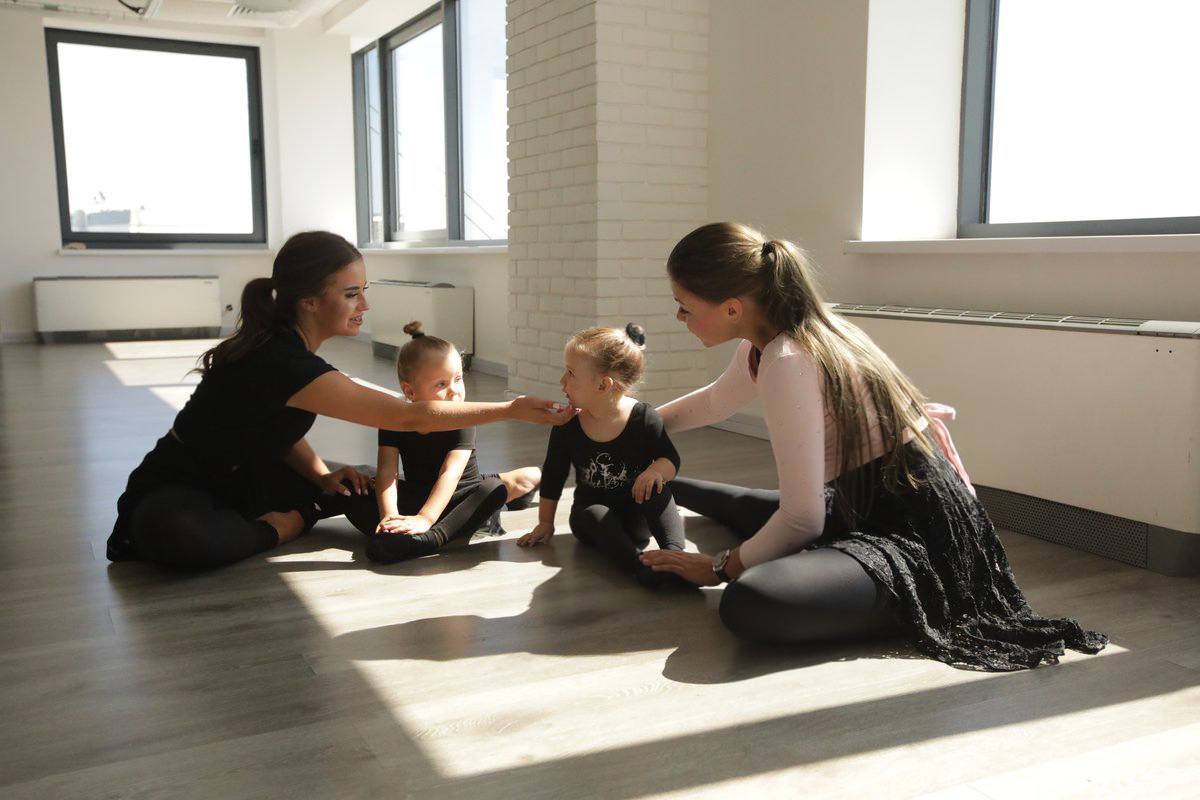 Группа 3–4 года на занятии хореографией, Baby Ballet