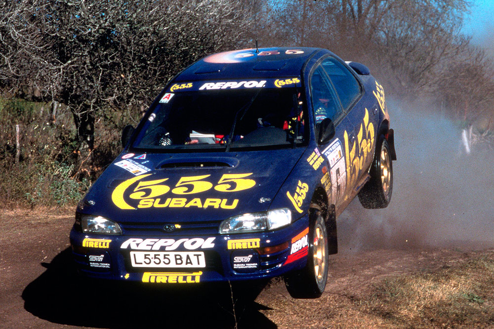 Колин Макрей и Дерек Рингер, Subaru Impreza 555, ралли Аргентина 1994