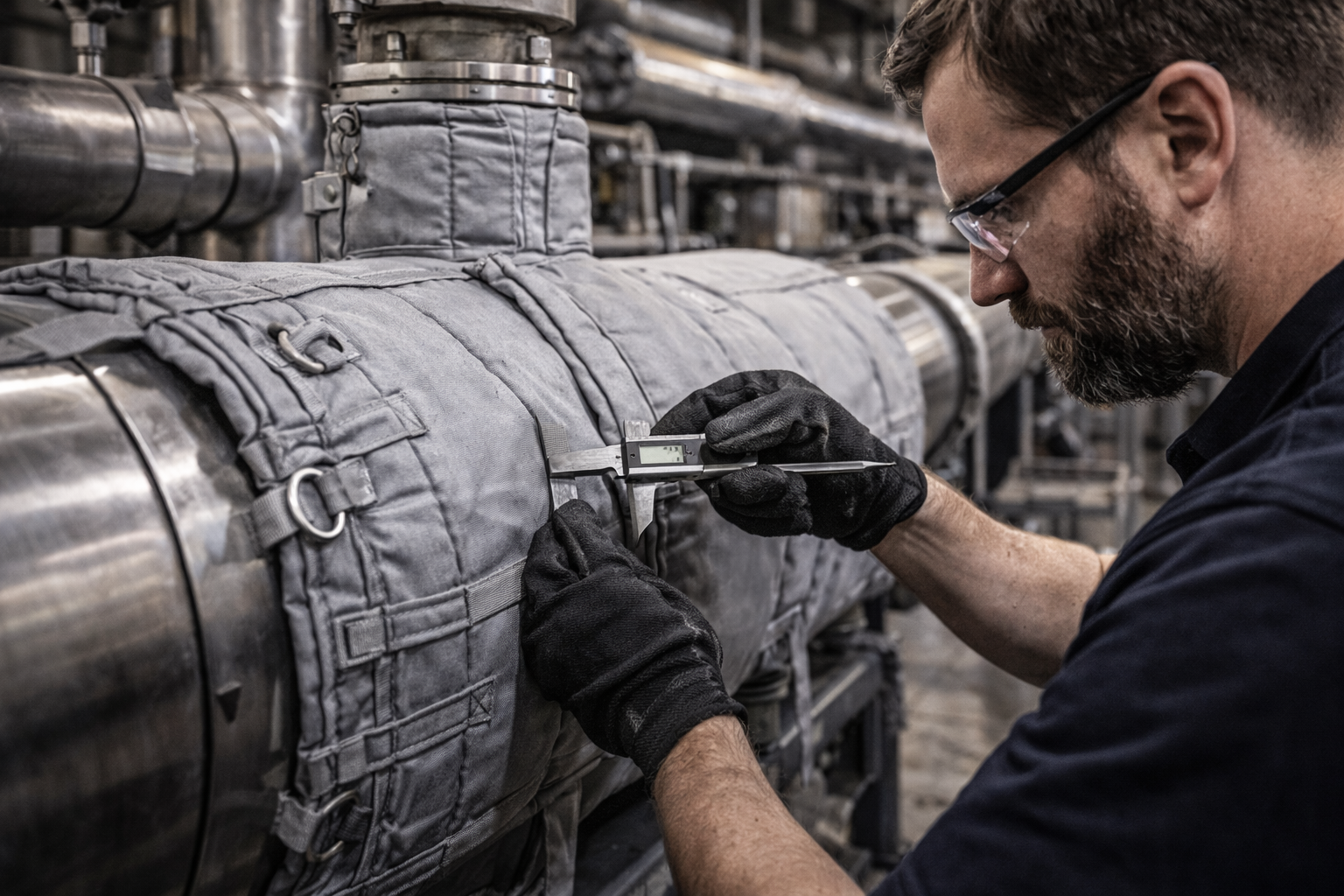 Сборка теплоизоляционных кожухов