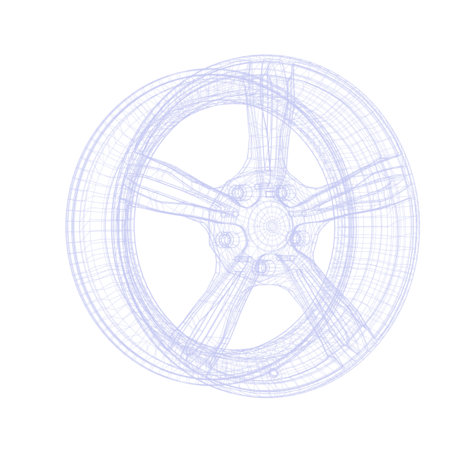 3D-модель колеса сканирование