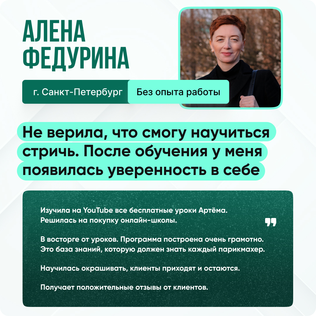 Результаты студентов онлайн-школы Артема Любимова