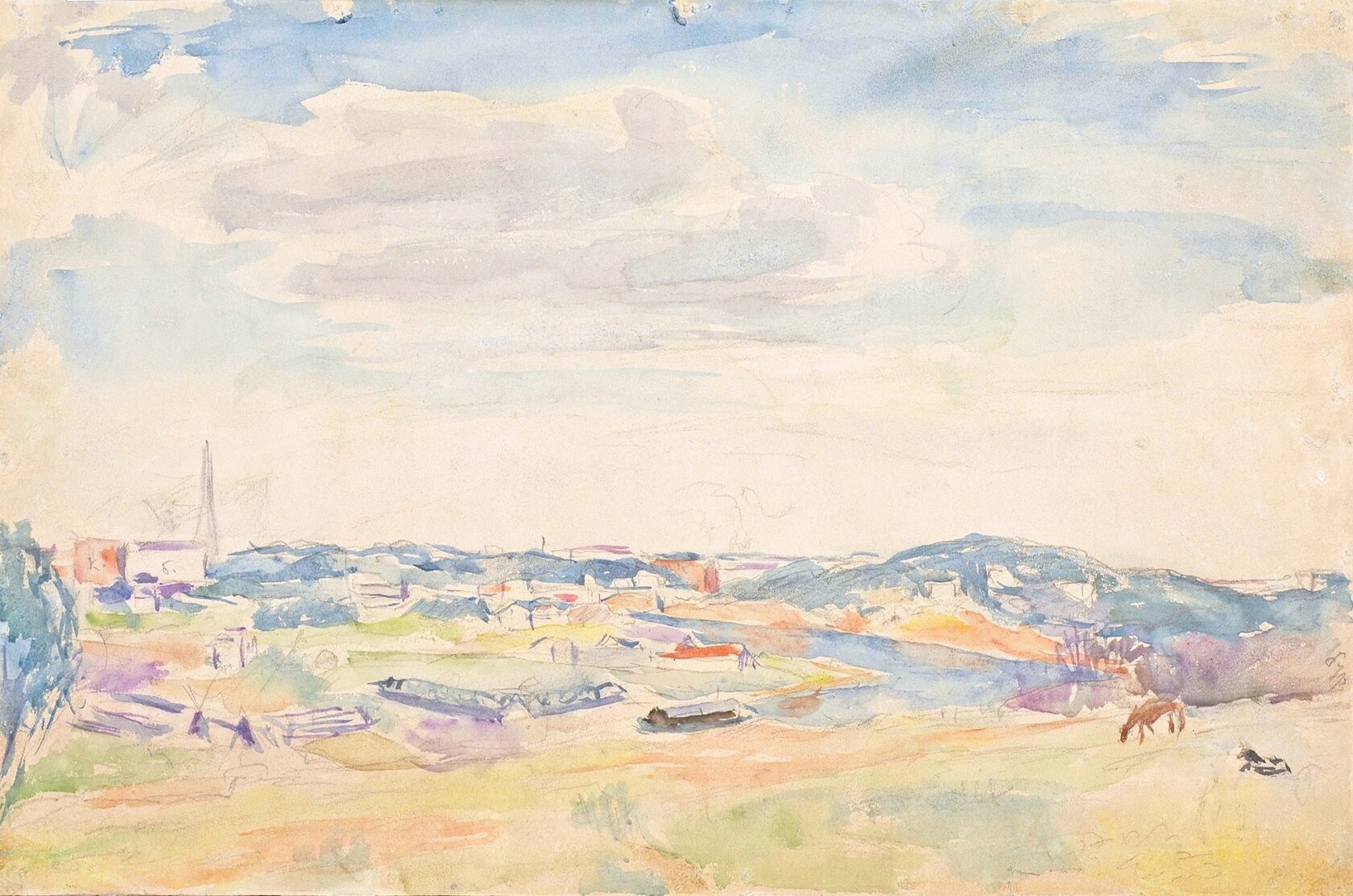 Лентулов А.В. Окраина Москвы. 1930-е