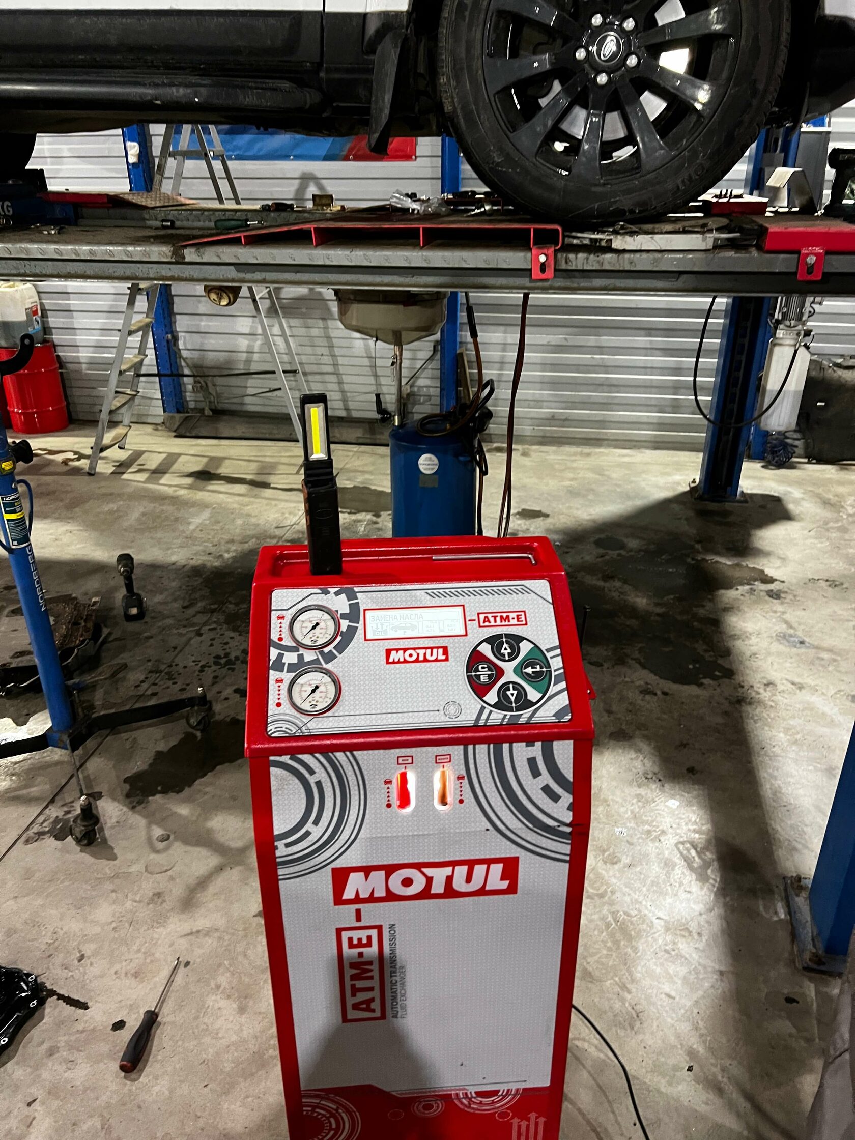 Процесс аппаратного замещения масла