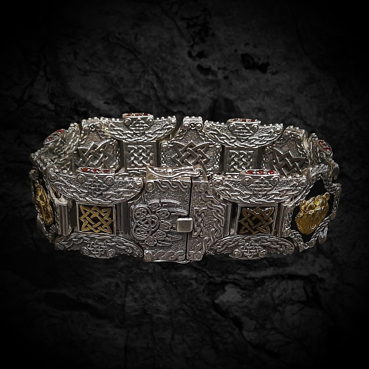 серебряный браслет мужской массивный, браслет славянский мужской, браслет славянский серебро.