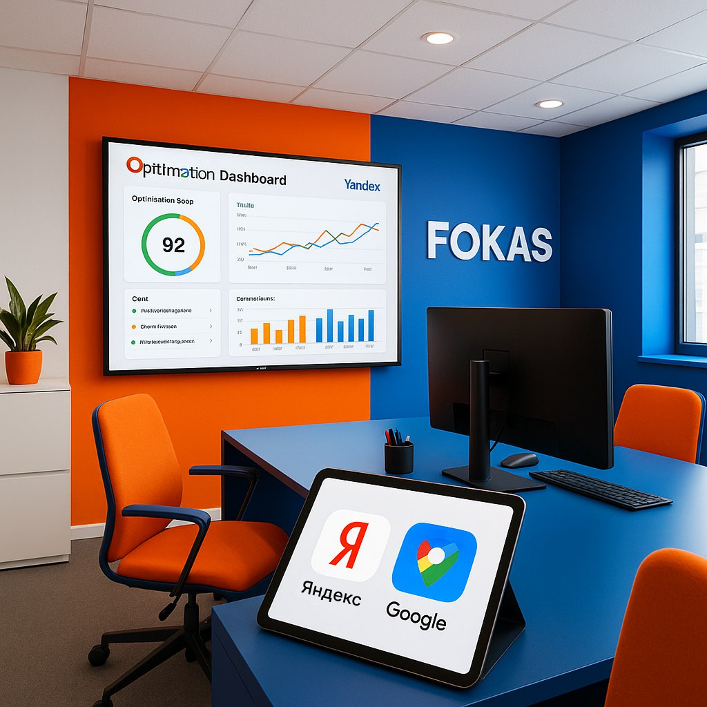 Аналитика оптимизации Яндекса в офисе FOKAS