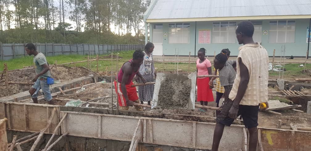 New Classroom Block Construction At Omo Child Primary School