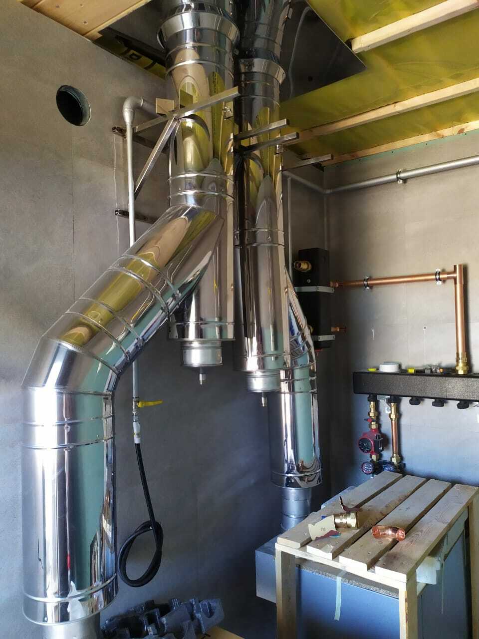 Дымовые трубы газовой котельной