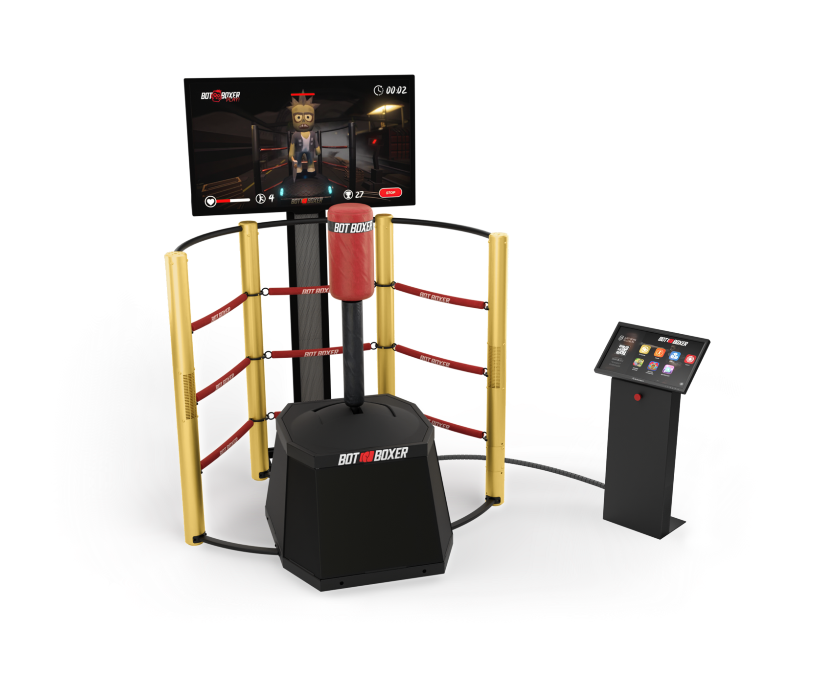 Luxury boxing simulator with AI is now available in Dubai and the Middle East!