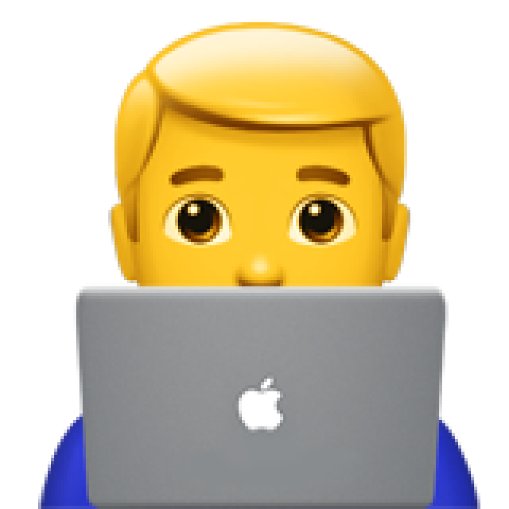 Pc emojis. Программист Emoji. Эмодзи человек за компьютером. Эмодзи ноутбук. Смайлик человек с ноутбуком.