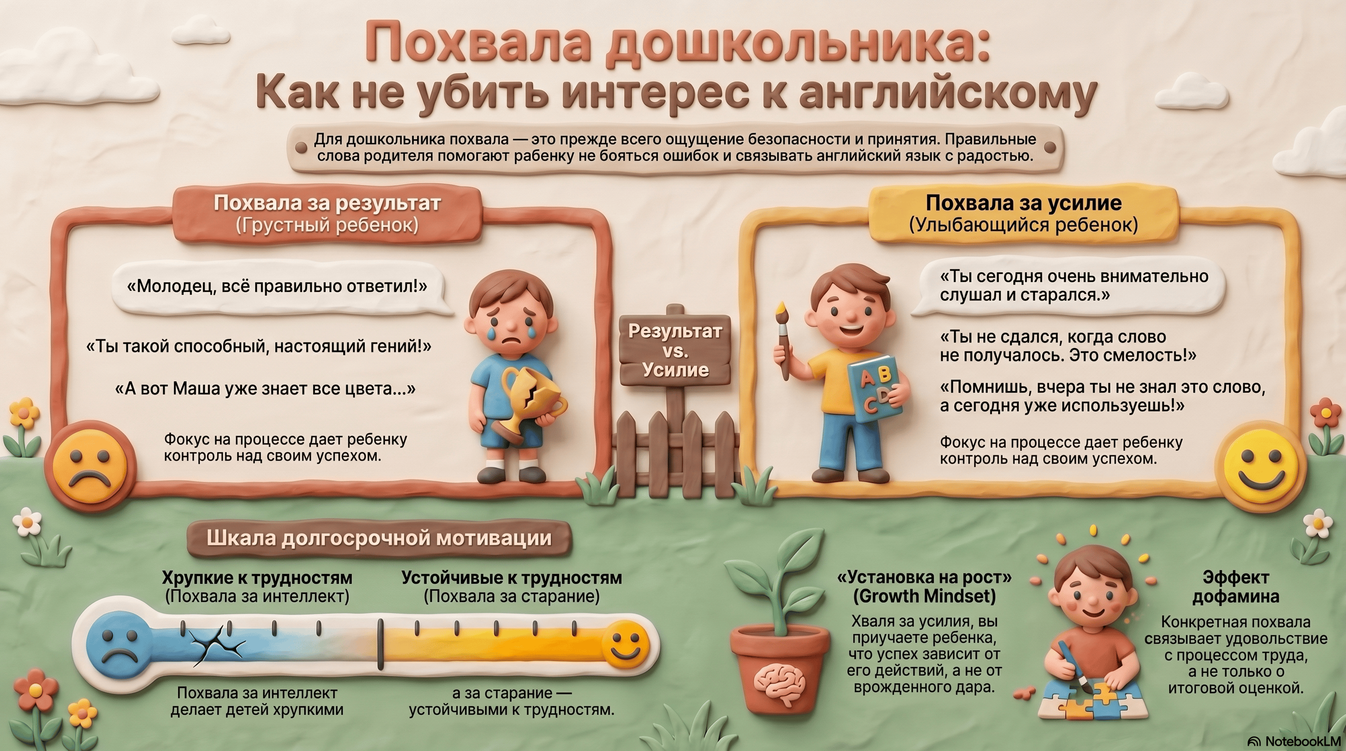 Что происходит, когда родитель хвалит неправильно