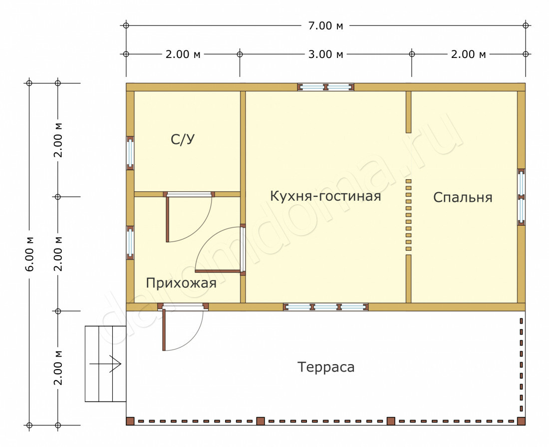 Готовый дом на вашем участке за 990 000 р. с отделкой под ключ