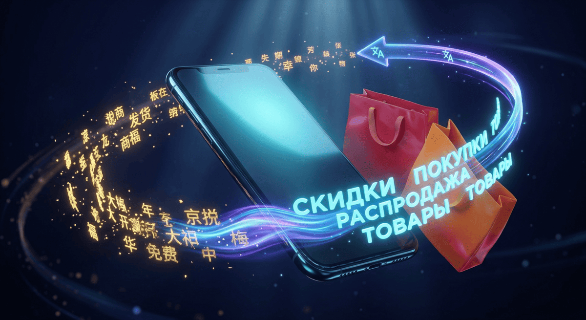 Смартфон с Taobao и перевод иероглифов на русский язык
