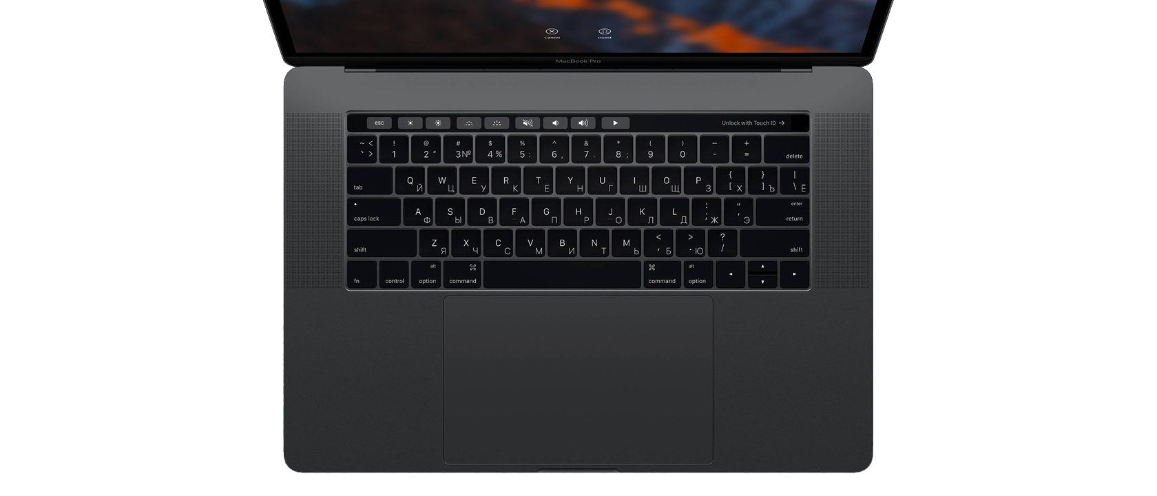 Гравировка русской раскладки на клавиатуре MacBook Neo в gravme