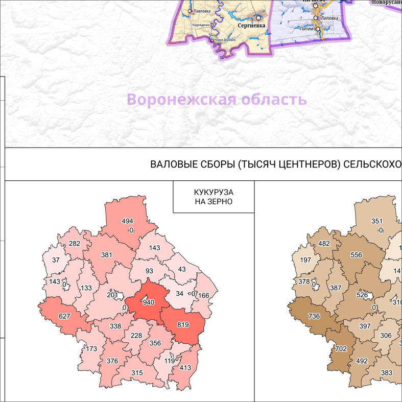 Рязанская область сельское хозяйство карта