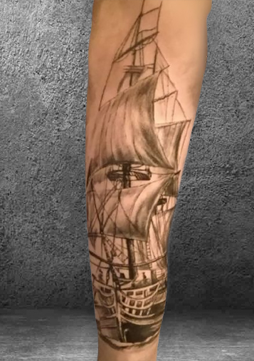  тату салоны Перми, корабль тату, сделать тату в Перми, тату Пермь, лучшие тату мастера Перми, тату реализм Пермь, тату салон Пермь цены,тату Пермь отзывы