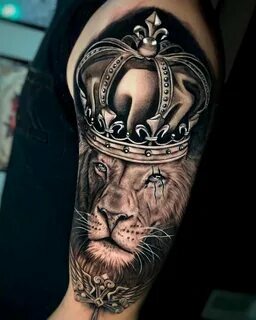 Эскиз льва с короной - 68 фото