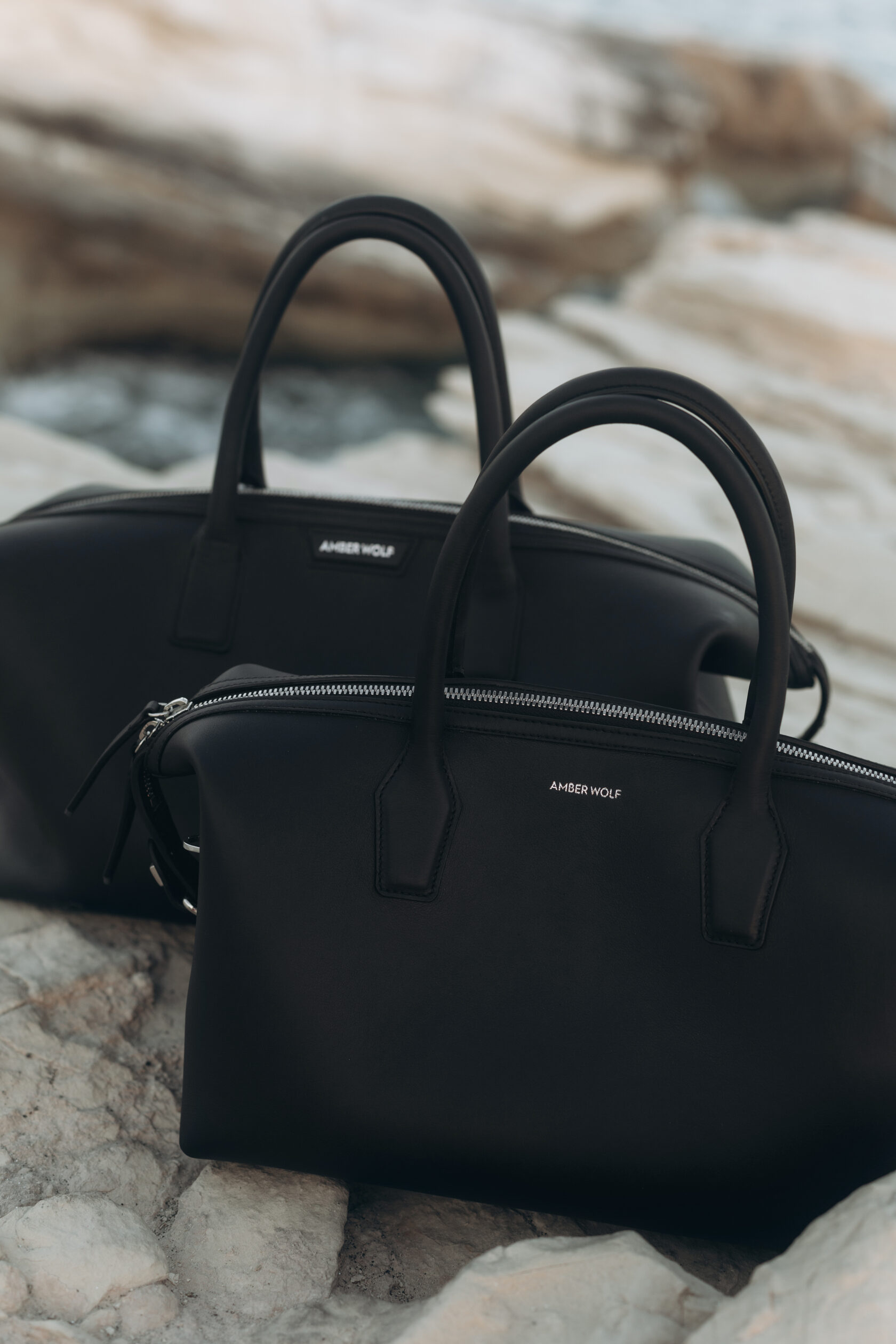 Женская большая сумка через плечо из натуральной кожи