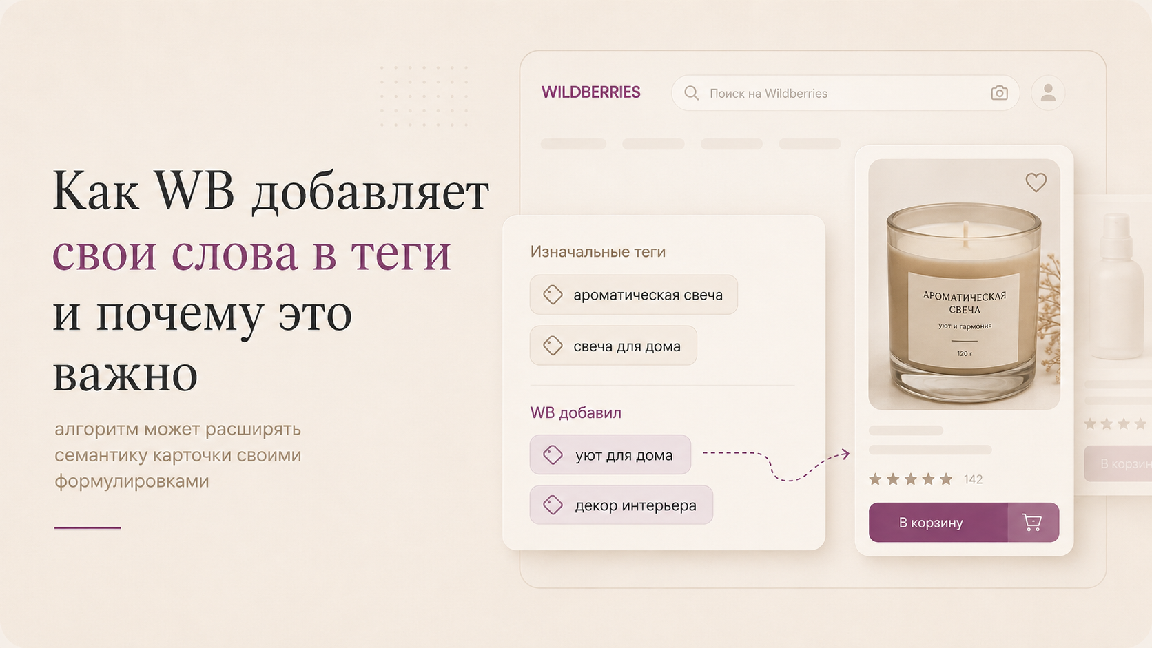 Как WB добавляет свои слова в теги и почему это важно