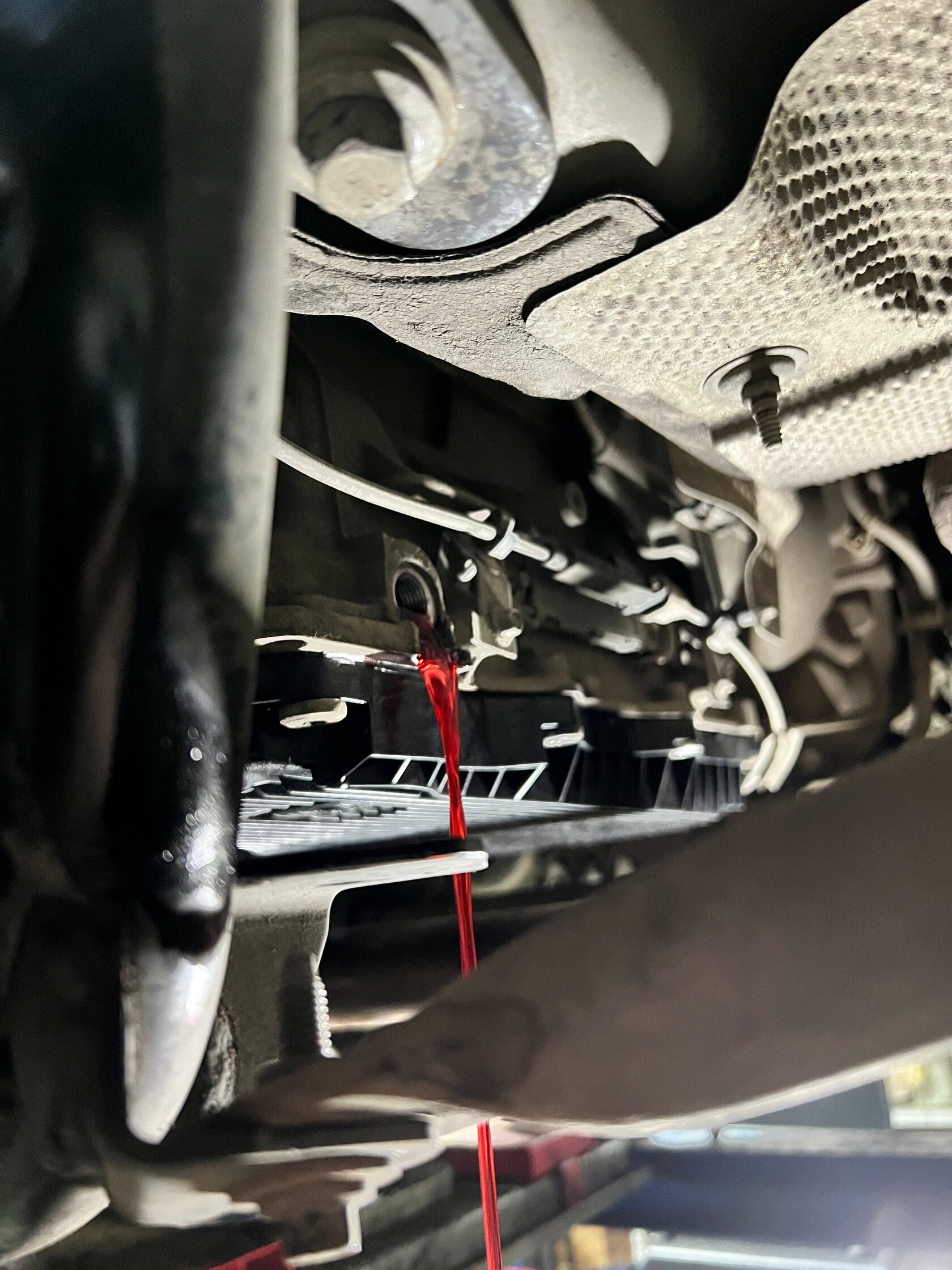 Выставление уровня масла при 35-45 градусах