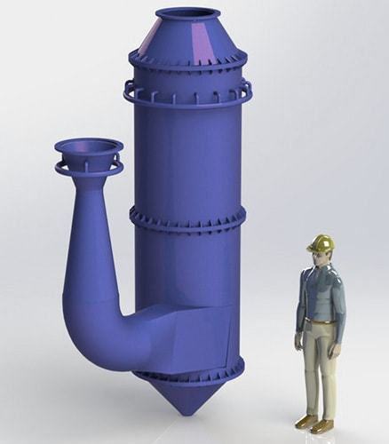 Купить скруббер «Вентури» — газопромыватель с каплеуловителем ...