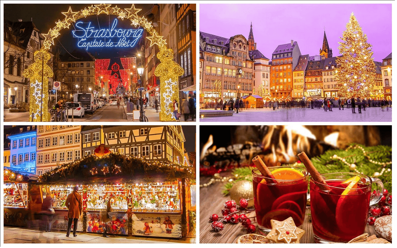 рождественский базар в Страсбурге