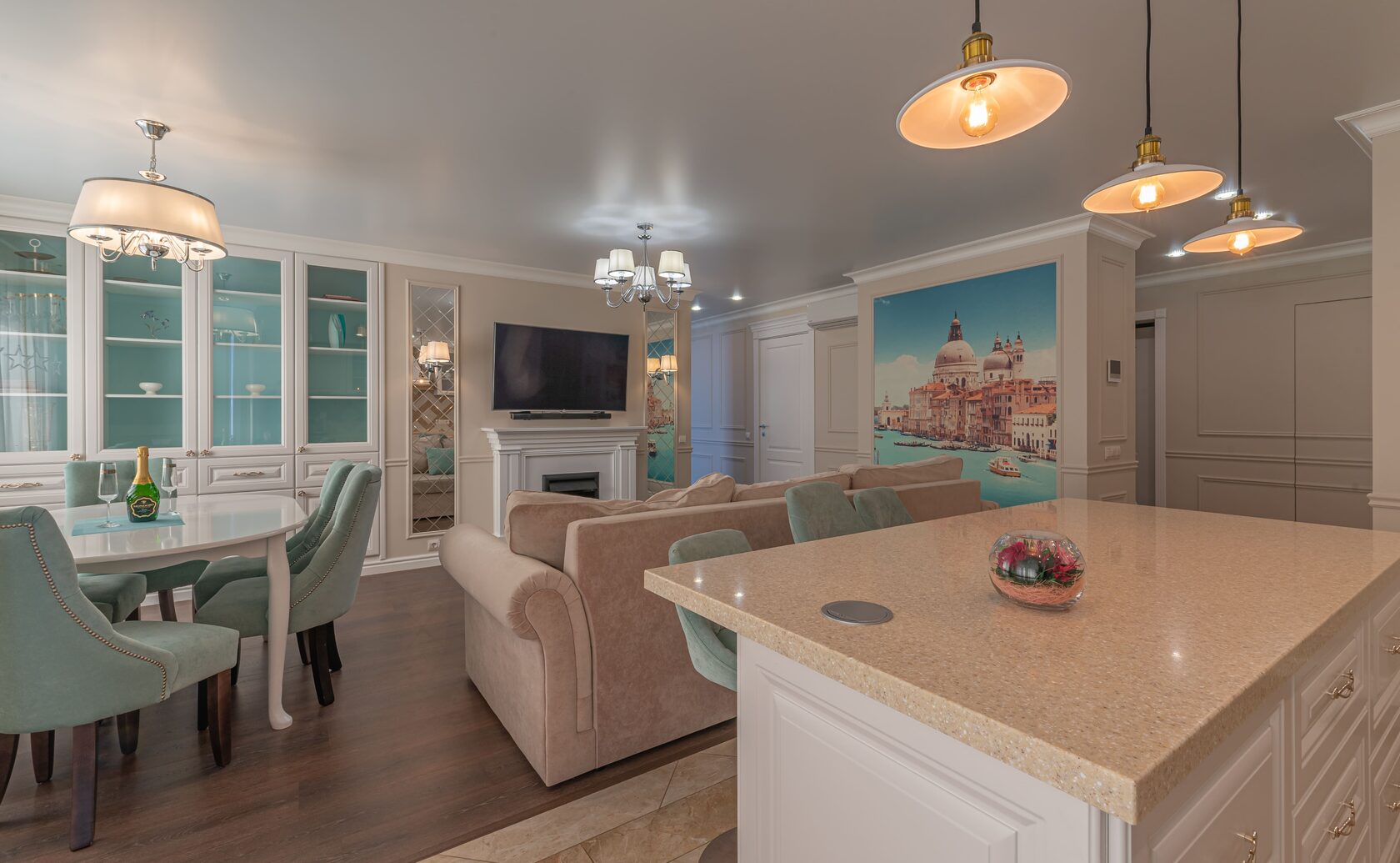 Ремонт кухни с балконом — объединение, утепление, установка тёплого пола