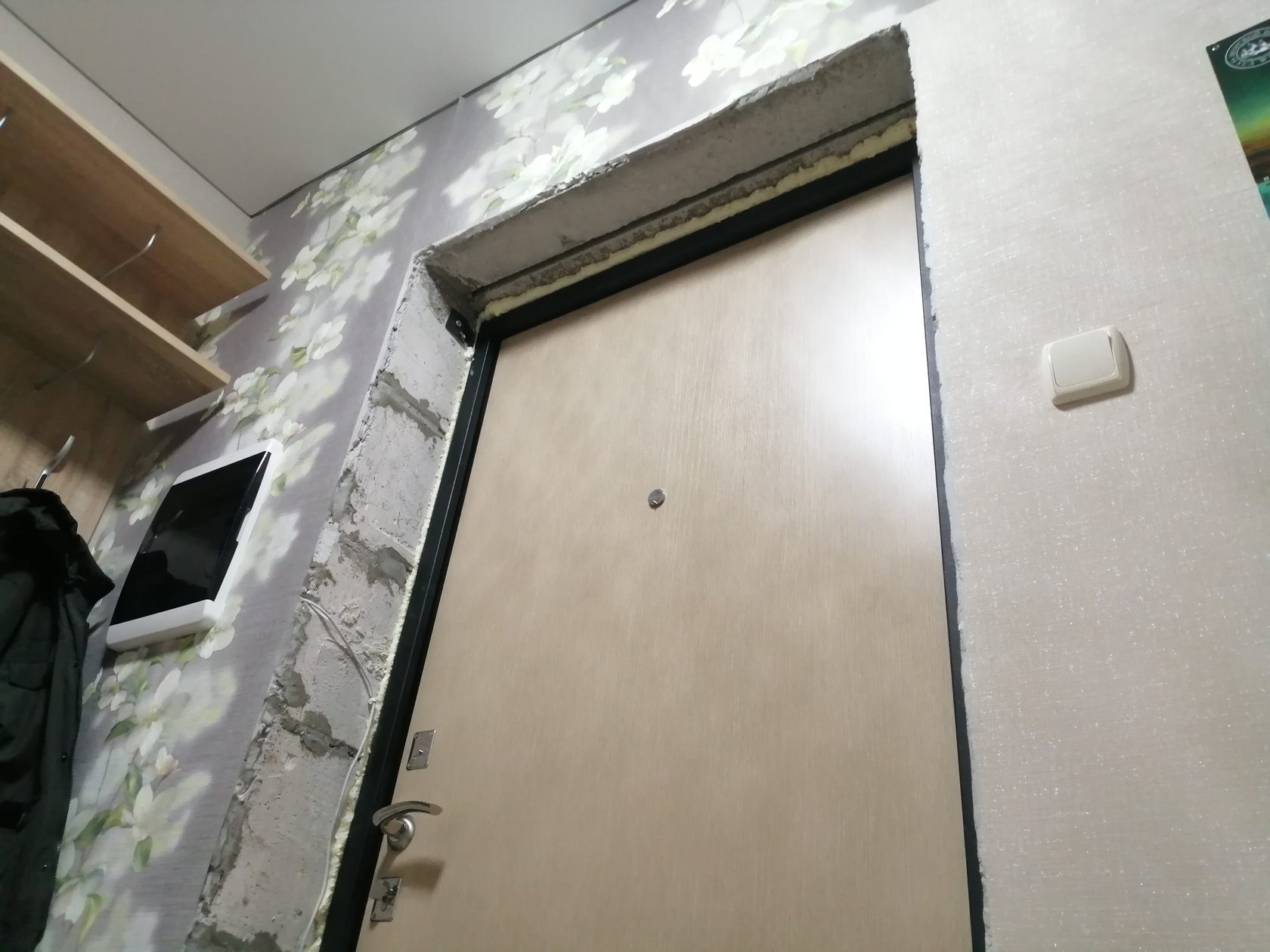отделка косяков входной двери внутри квартиры фото