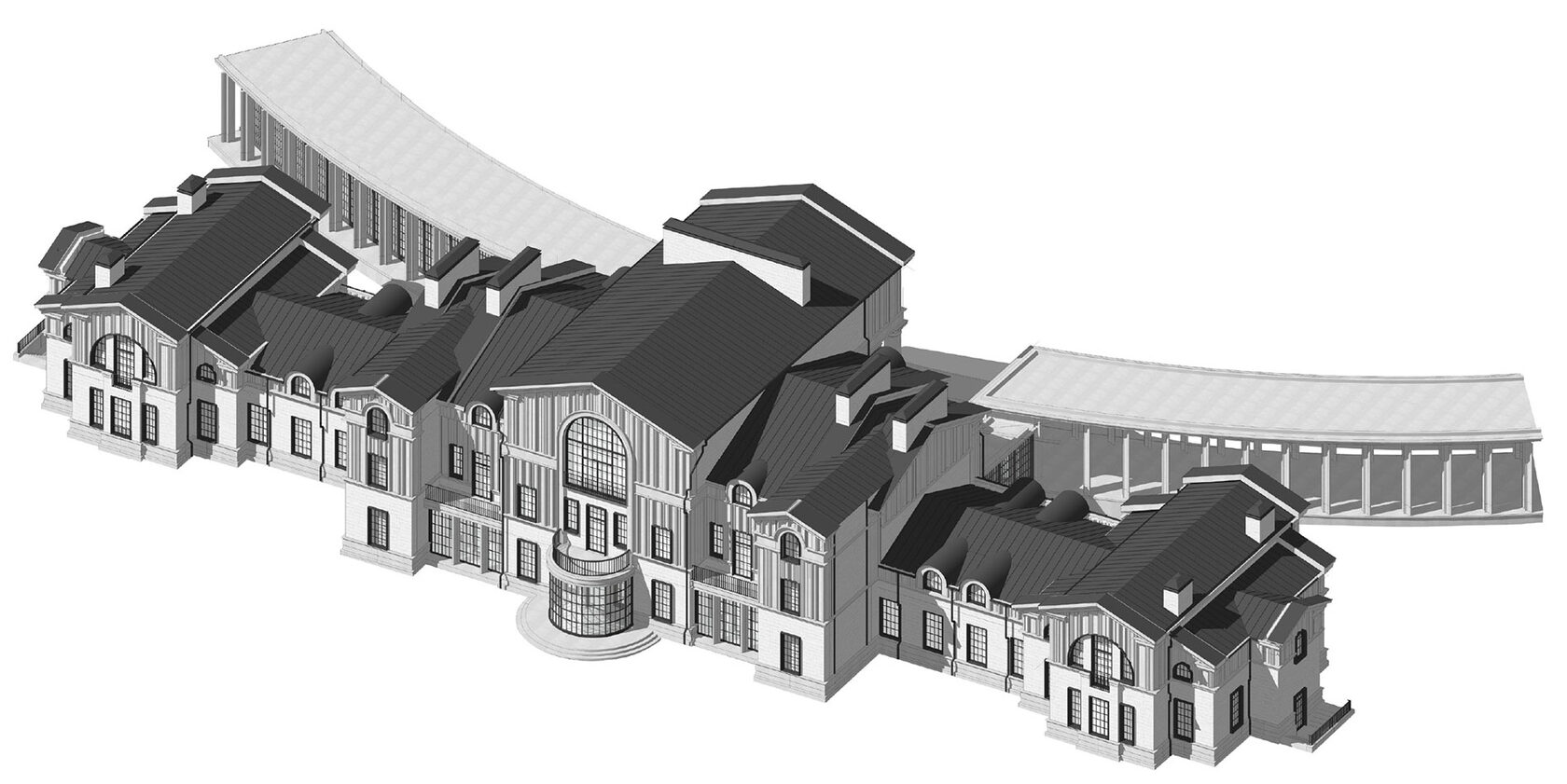 Berezhki. Five-star hotel and recreation complex